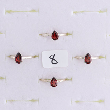 One Garnet Ring - Expert Wholesale and Supplier of Wholesale Crystals & Bulk Gemstones, ["Garnet","India","Ring","sterling silver"]