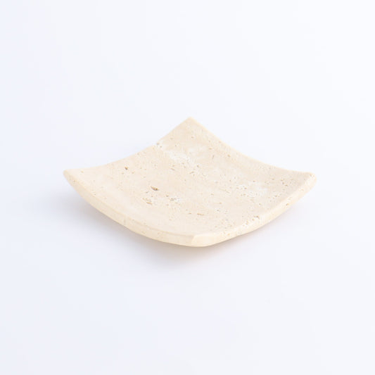 One Travertine Square Dish - Expert Wholesale and Supplier of Wholesale Crystals & Bulk Gemstones, ["Catalog Onyx","Decorative Dish","Mexico","Travertine"]