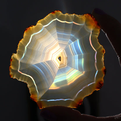 Iris Agate Slices Set of 6 - Expert Wholesale and Supplier of Wholesale Crystals & Bulk Gemstones, ["Agate","Iris Agate","Slices and Slabs"]