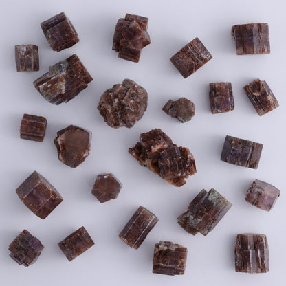 Purple Aragonite Set of 89 - Expert Wholesale and Supplier of Wholesale Crystals & Bulk Gemstones, ["aragonite","Purple Aragonite","Spain"]