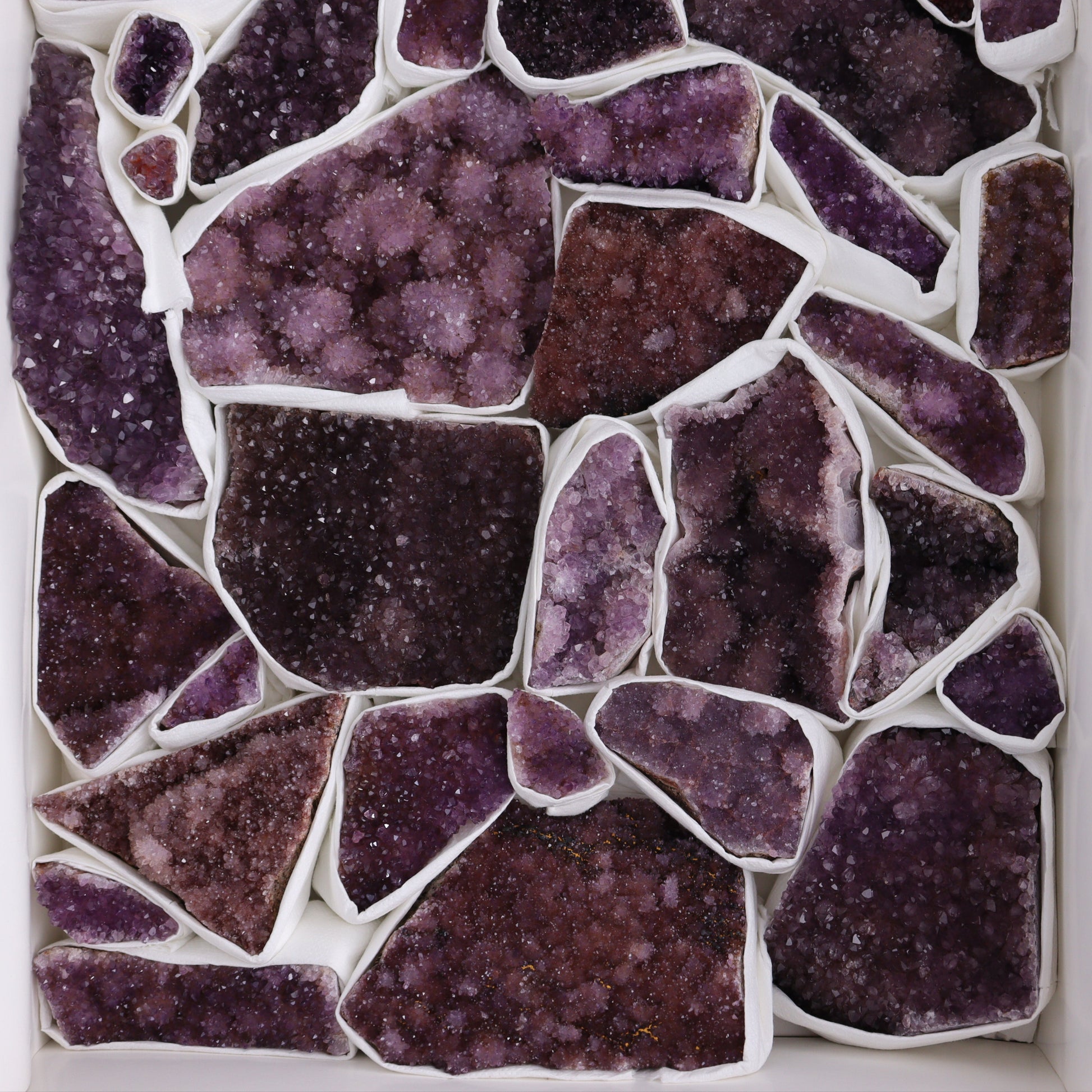 Amethyst Clusters Flat - Expert Wholesale and Supplier of Wholesale Crystals & Bulk Gemstones, ["Amethyst","Clusters"]