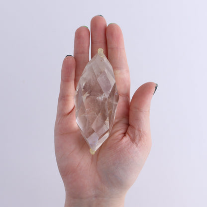 Quartz Faceted Double Points Set of 10 - Expert Wholesale and Supplier of Wholesale Crystals & Bulk Gemstones, ["Brazil","Clear Quartz","Mixed Carvings","Quartz"]