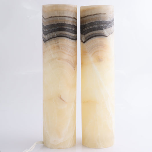 Onyx Lamps Set of 2 - Expert Wholesale and Supplier of Wholesale Crystals & Bulk Gemstones, ["Lamps","Mexico","onyx"]