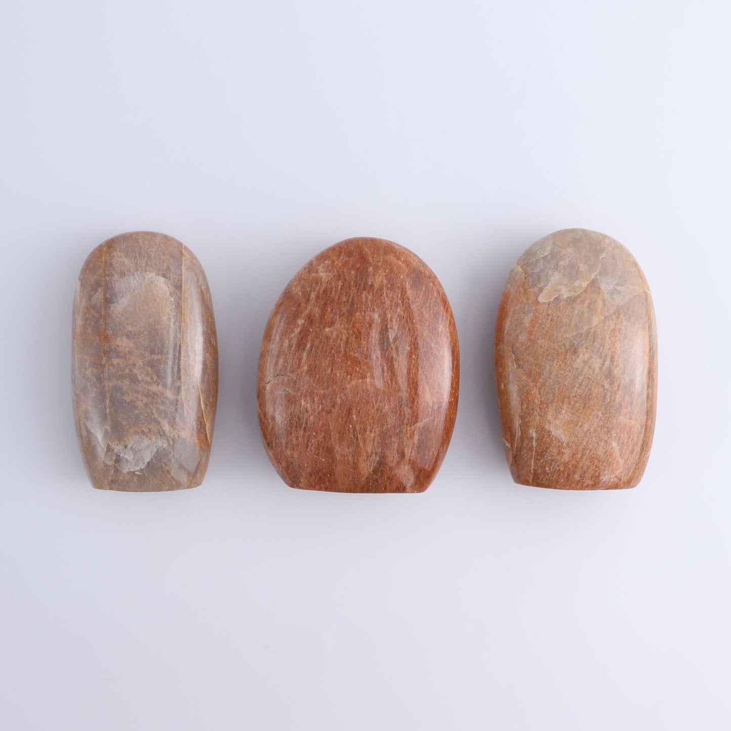 Peach Moonstone Freeform Set of 9