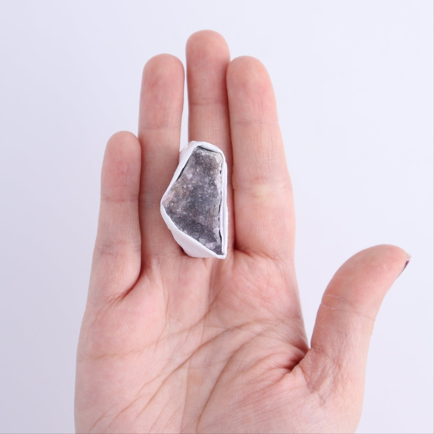 Uruguay Rainbow Amethyst Clusters Flat of 12 - Expert Wholesale and Supplier of Wholesale Crystals & Bulk Gemstones, ["Amethyst","Clusters","Rainbow Amethyst","Sugar Rainbow Amethyst","Uruguay"]