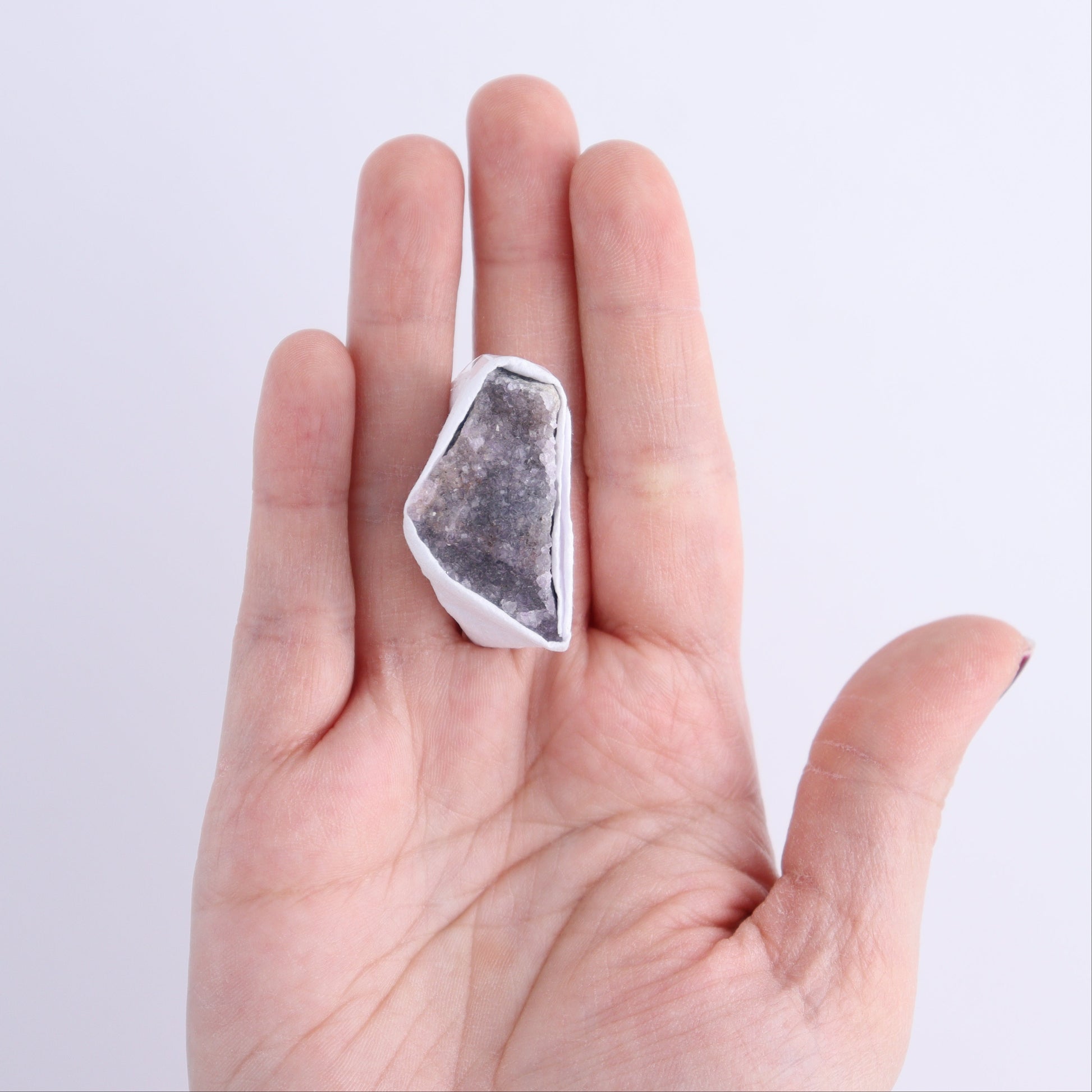 Uruguay Rainbow Amethyst Clusters Flat of 12 - Expert Wholesale and Supplier of Wholesale Crystals & Bulk Gemstones, ["Amethyst","Clusters","Rainbow Amethyst","Sugar Rainbow Amethyst","Uruguay"]