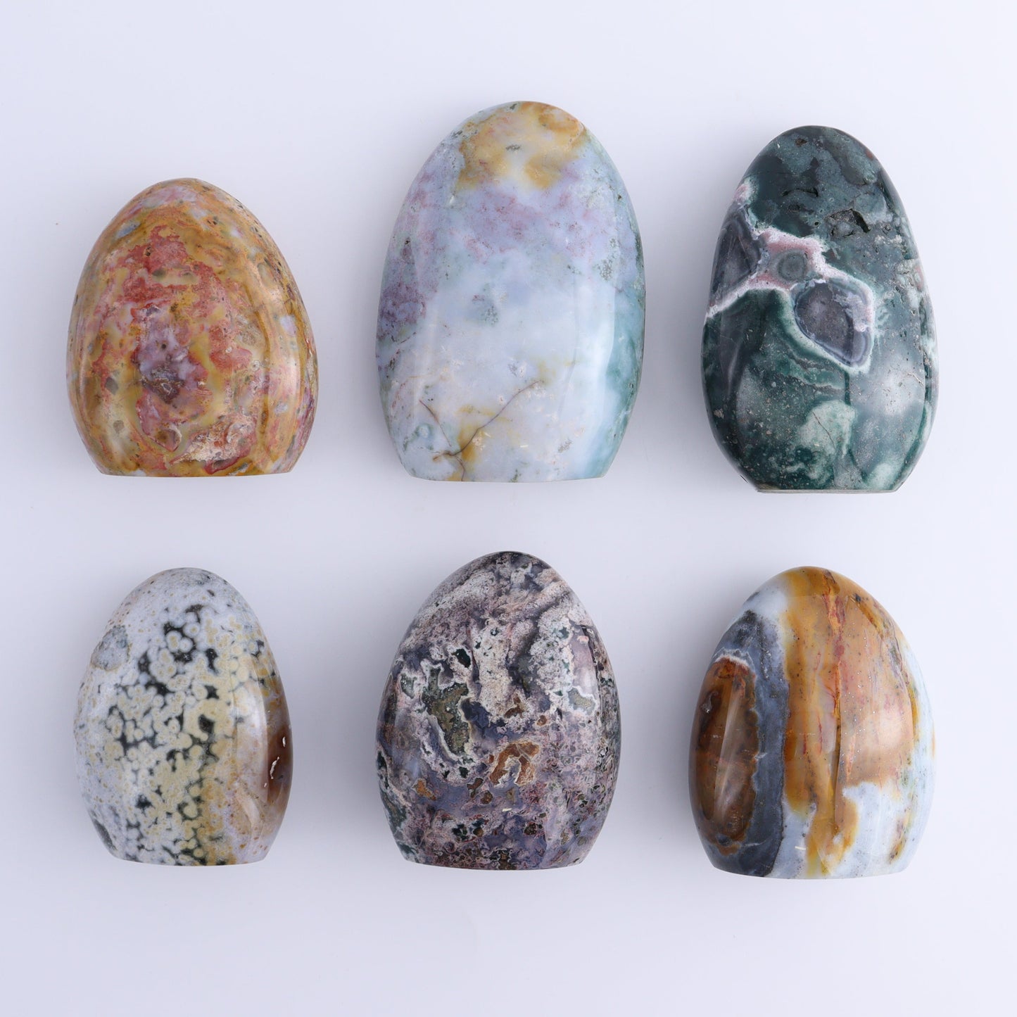 Ocean Jasper Freeform Set of 6 - Expert Wholesale and Supplier of Wholesale Crystals & Bulk Gemstones, ["Freeforms","jasper","Ocean Jasper"]