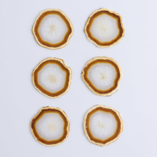 Iris Agate Slices Set of 6 - Expert Wholesale and Supplier of Wholesale Crystals & Bulk Gemstones, ["Agate","Iris Agate","Slices and Slabs"]
