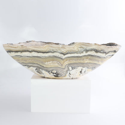 Mexican Onyx/Calcite Bowl 13"