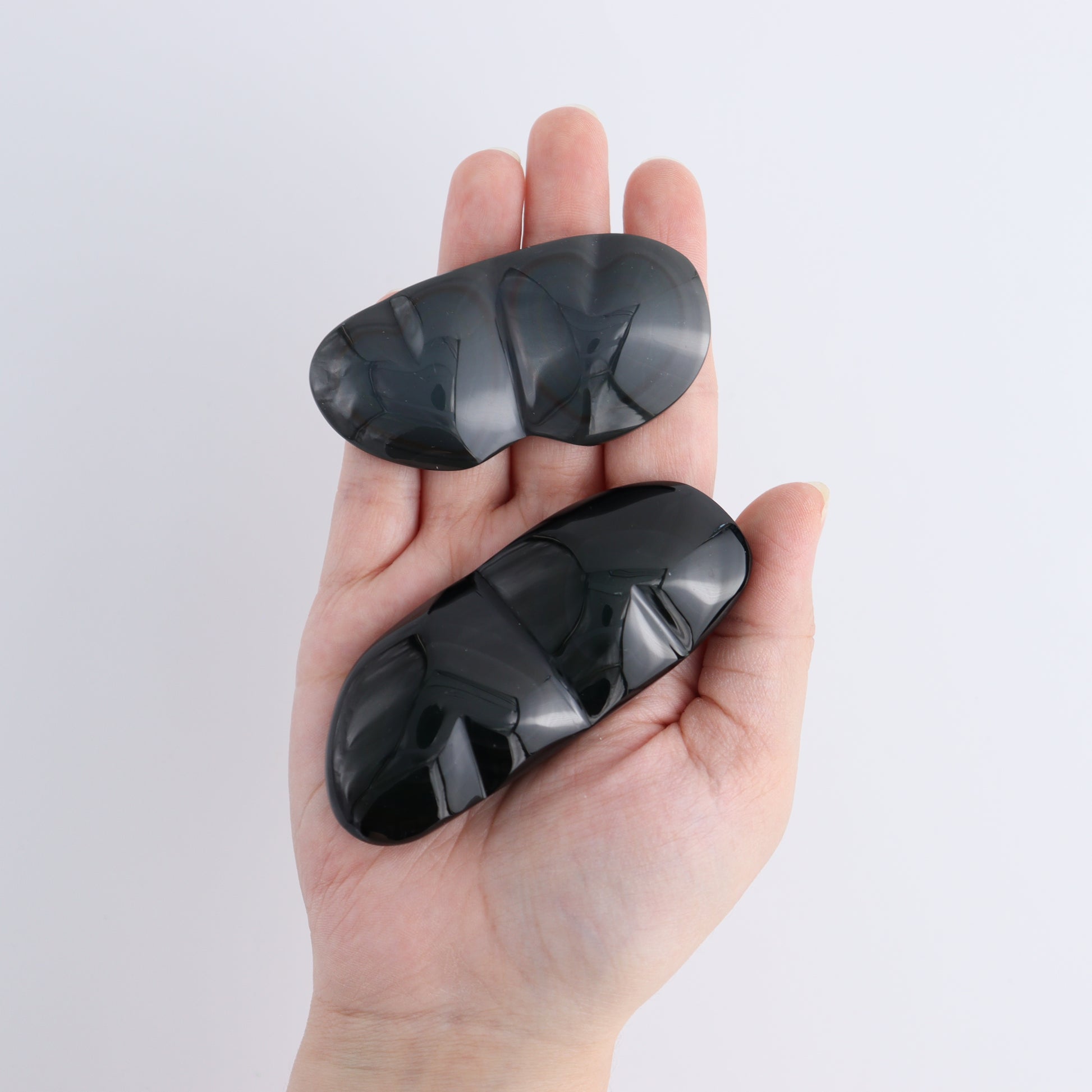 Rainbow Obsidian Heart Pairs Set of 8 - Expert Wholesale and Supplier of Wholesale Crystals & Bulk Gemstones, ["Hearts","Mexico","Rainbow Obsidian"]