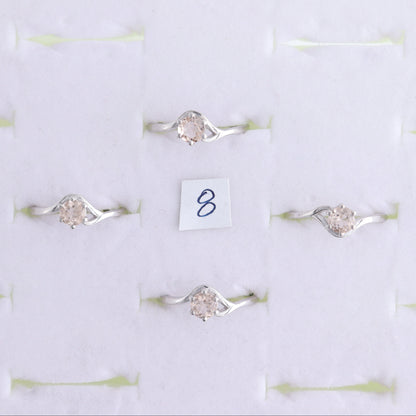 One Morganite Ring - Expert Wholesale and Supplier of Wholesale Crystals & Bulk Gemstones, ["India","Morganite","Ring","sterling silver"]