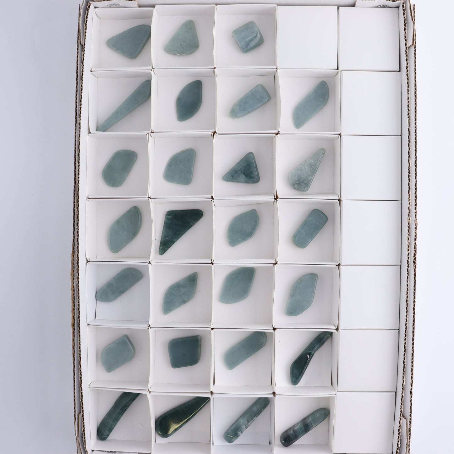 Jadeite Cabs Flats Set of 27 - Expert Wholesale and Supplier of Wholesale Crystals & Bulk Gemstones, ["Cabs","jadeite"]