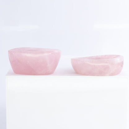 Rose Quartz Bowls Set of 7 - Expert Wholesale and Supplier of Wholesale Crystals & Bulk Gemstones, ["Bowls","Rose Quartz"]