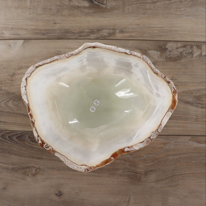 Mexican Onyx/Calcite Bowl 12"