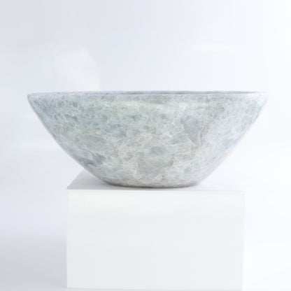 Blue Calcite Bowl 10"