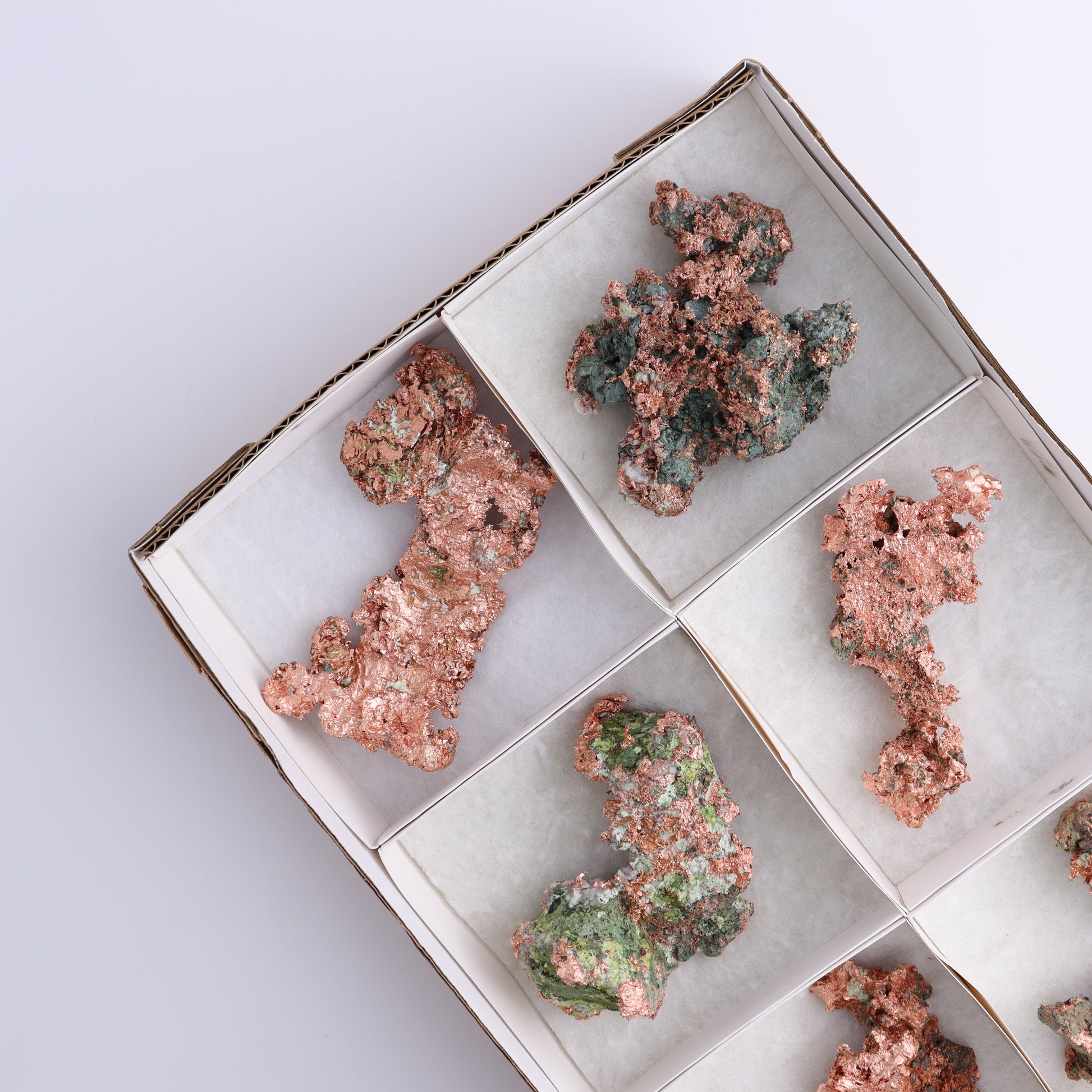 Native Copper Flat of 6 - Expert Wholesale and Supplier of Wholesale Crystals & Bulk Gemstones, ["copper","Freeforms","Native Copper","United States"]