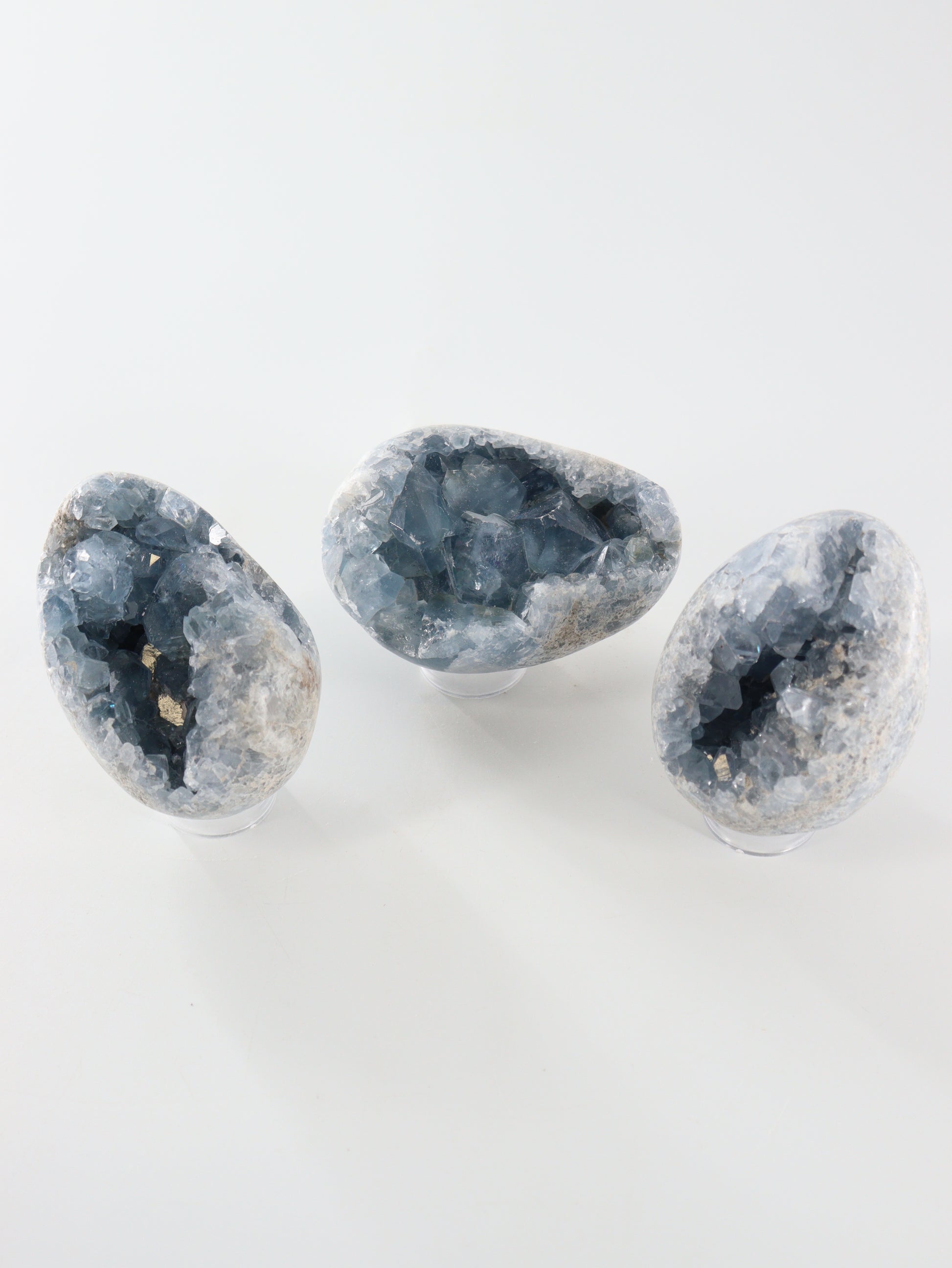 Celestite Eggs Set of 6 - Expert Wholesale and Supplier of Wholesale Crystals & Bulk Gemstones, []