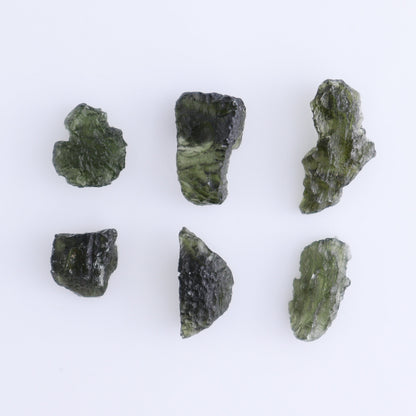Moldavite Pieces Set of 6 - Expert Wholesale and Supplier of Wholesale Crystals & Bulk Gemstones, ["Czech Republic","Moldavite","Pieces"]