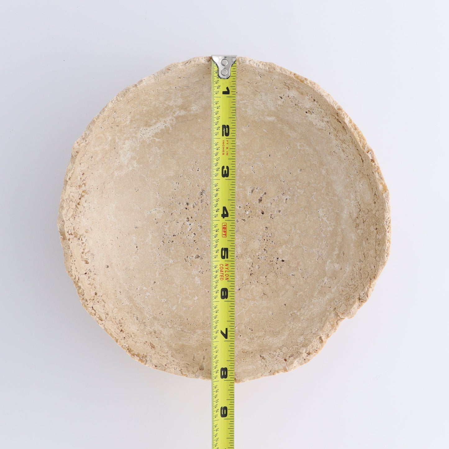 One Travertine Bowl Large - Expert Wholesale and Supplier of Wholesale Crystals & Bulk Gemstones, ["bowl","Catalog Onyx","Decorative Dish","Mexico","Travertine"]