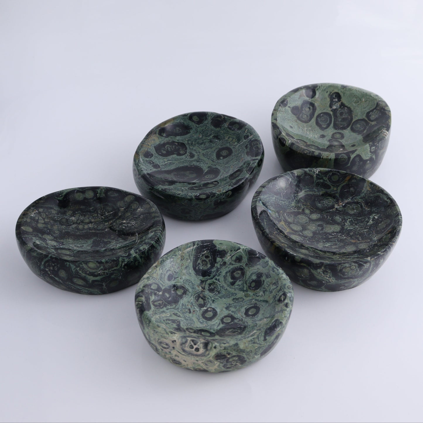 Kambaba Jasper Bowls Set of 4 - Expert Wholesale and Supplier of Wholesale Crystals & Bulk Gemstones, ["Bowls","Kambaba Jasper","Madagascar"]