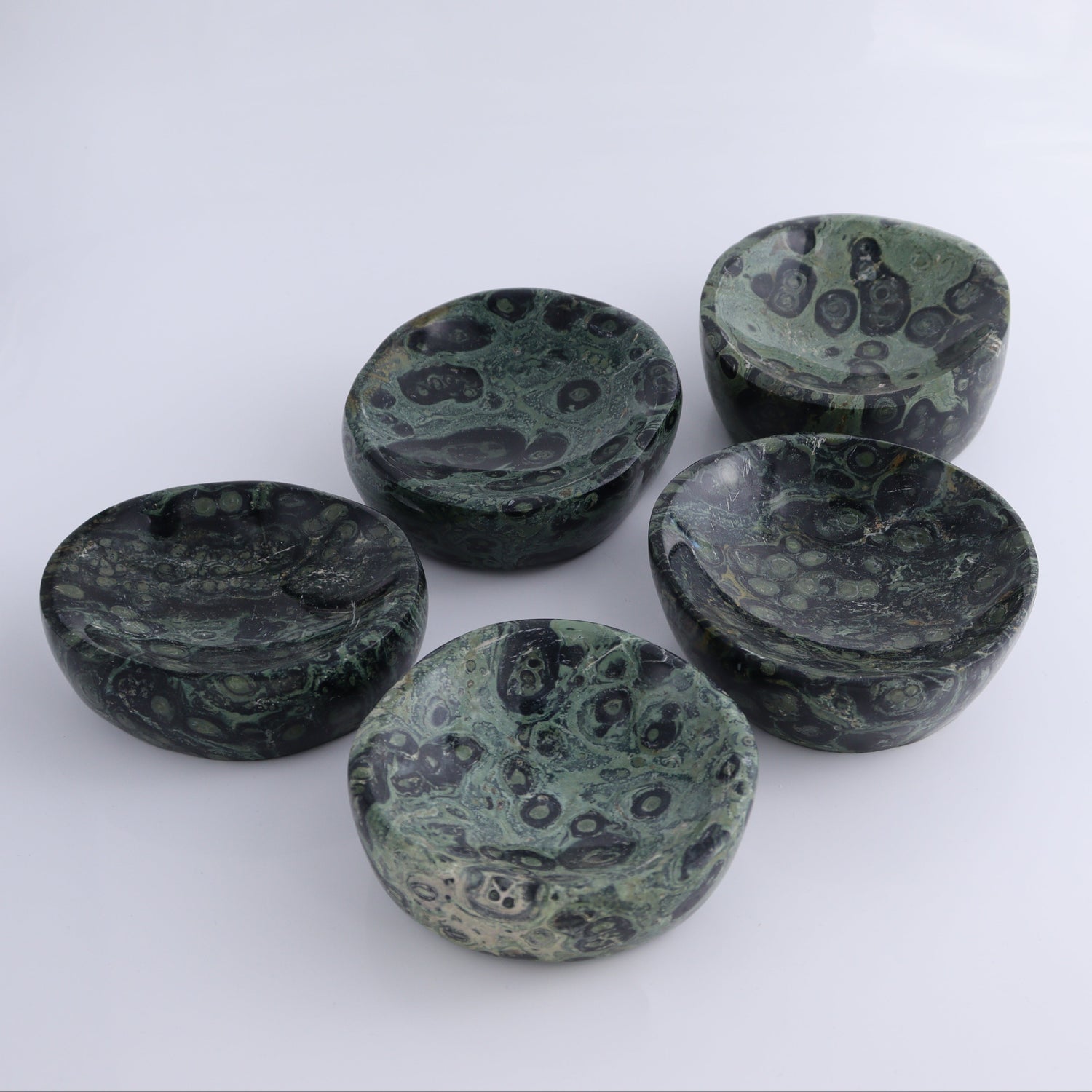 Kambaba Jasper Bowls Set of 4 - Expert Wholesale and Supplier of Wholesale Crystals & Bulk Gemstones, ["Bowls","Kambaba Jasper","Madagascar"]