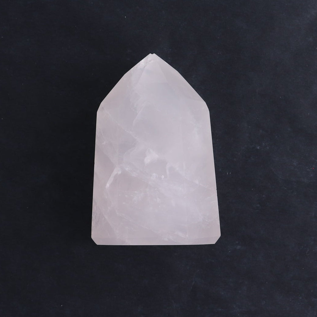 Imperfect Rose Quartz Towers Set of 7 - Expert Wholesale and Supplier of Wholesale Crystals & Bulk Gemstones, ["Brazil","Points","Quartz","Rose Quartz","Towers"]