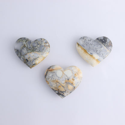 Maligano Jasper Mixed Set of 6 - Expert Wholesale and Supplier of Wholesale Crystals & Bulk Gemstones, ["Freeforms","Hearts","Indonesia","Maligno Jasper"]