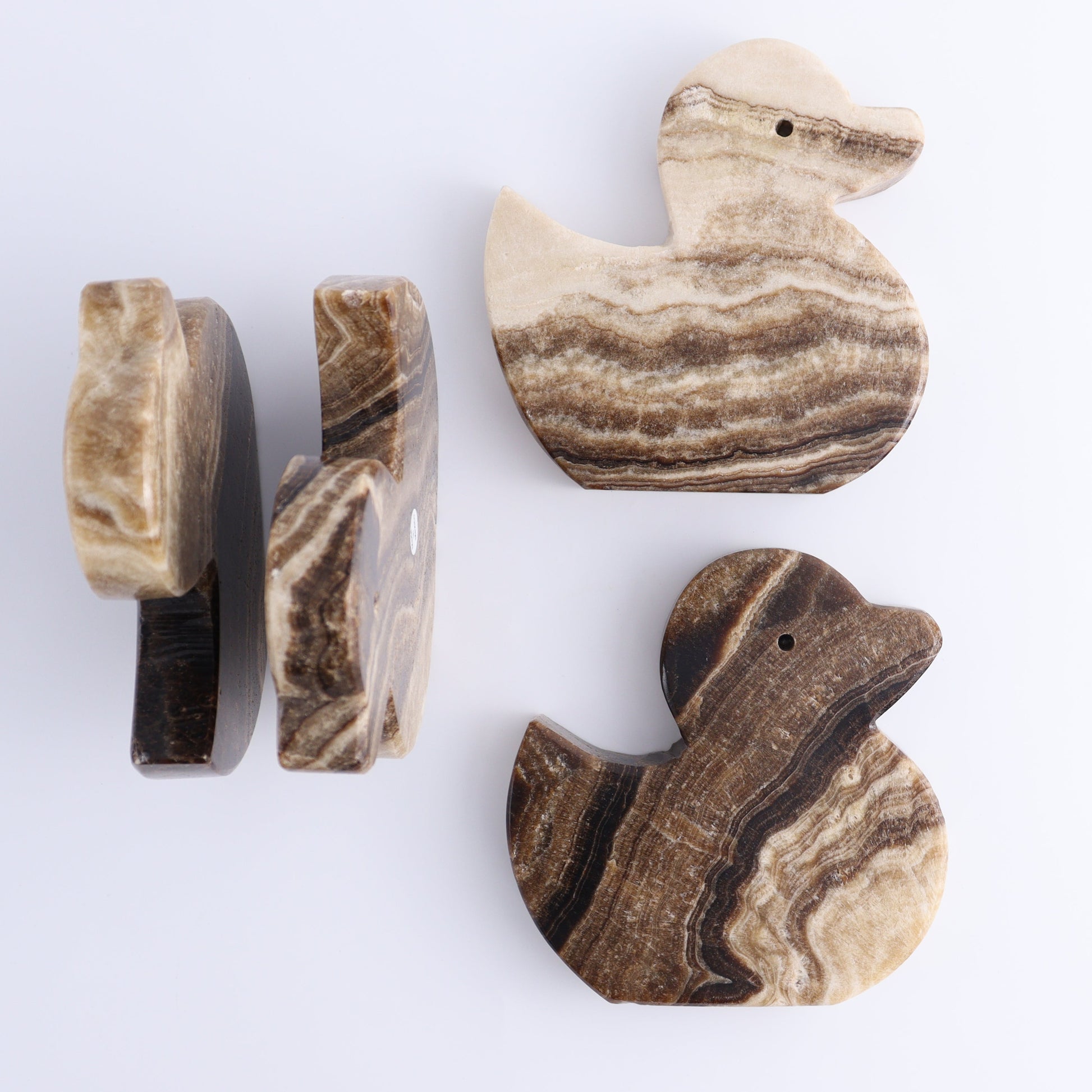 One Chocolate Onyx Duck - Expert Wholesale and Supplier of Wholesale Crystals & Bulk Gemstones, ["Catalog Onyx","onyx","Whale","White onyx"]