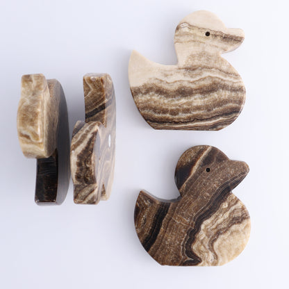 One Chocolate Onyx Duck - Expert Wholesale and Supplier of Wholesale Crystals & Bulk Gemstones, ["Catalog Onyx","onyx","Whale","White onyx"]