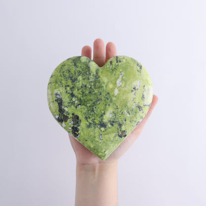 Serpentine with Pyrite Hearts Set of 3 - Expert Wholesale and Supplier of Wholesale Crystals & Bulk Gemstones, ["Hearts","Peru","serpentine"]
