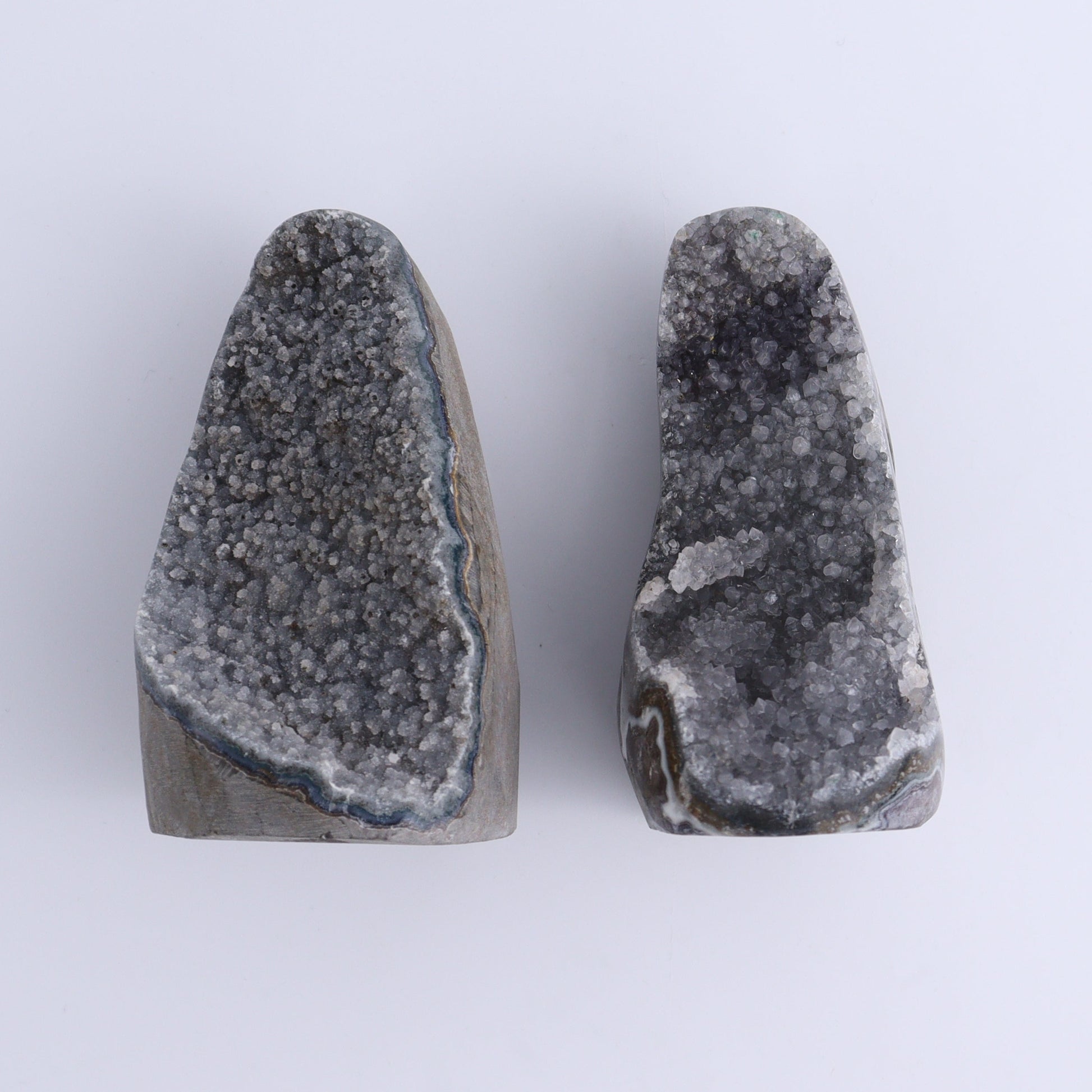 Uruguay Amethyst Cut Base Set of 6 - Expert Wholesale and Supplier of Wholesale Crystals & Bulk Gemstones, ["Amethyst","Cut Base","Uruguay"]