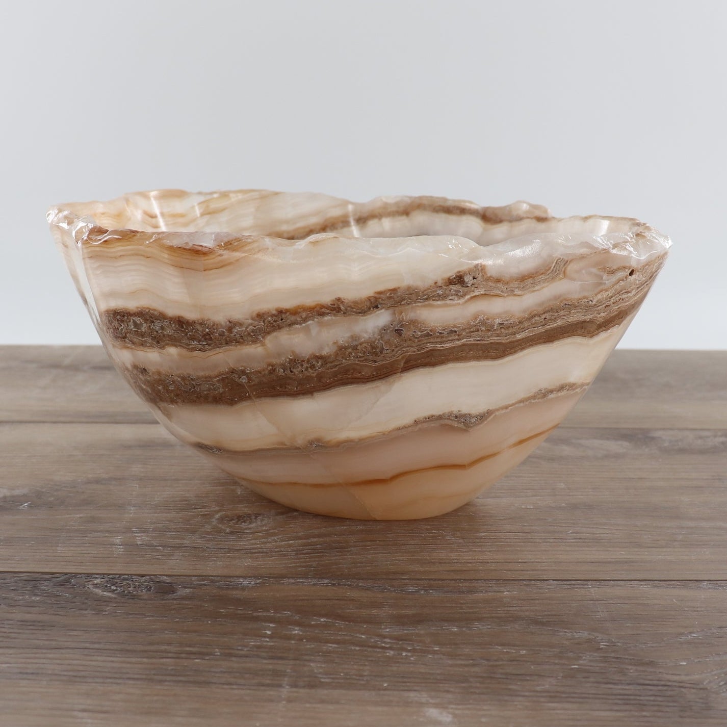 Mexican Onyx/Calcite Bowl 12"