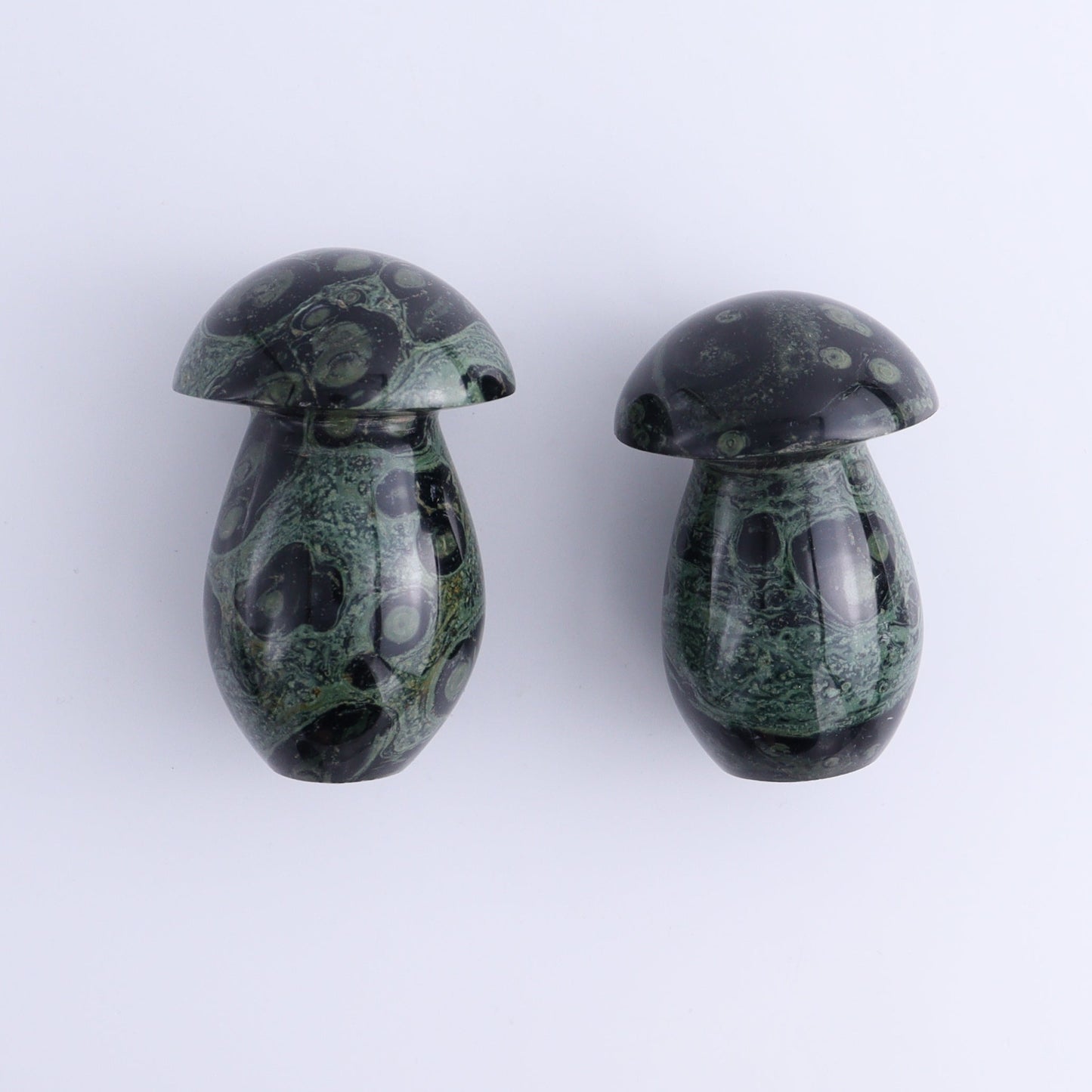 Kambaba Jasper Mushrooms Set of 7 - Expert Wholesale and Supplier of Wholesale Crystals & Bulk Gemstones, ["Kambaba Jasper","Madagascar","Mushrooms"]