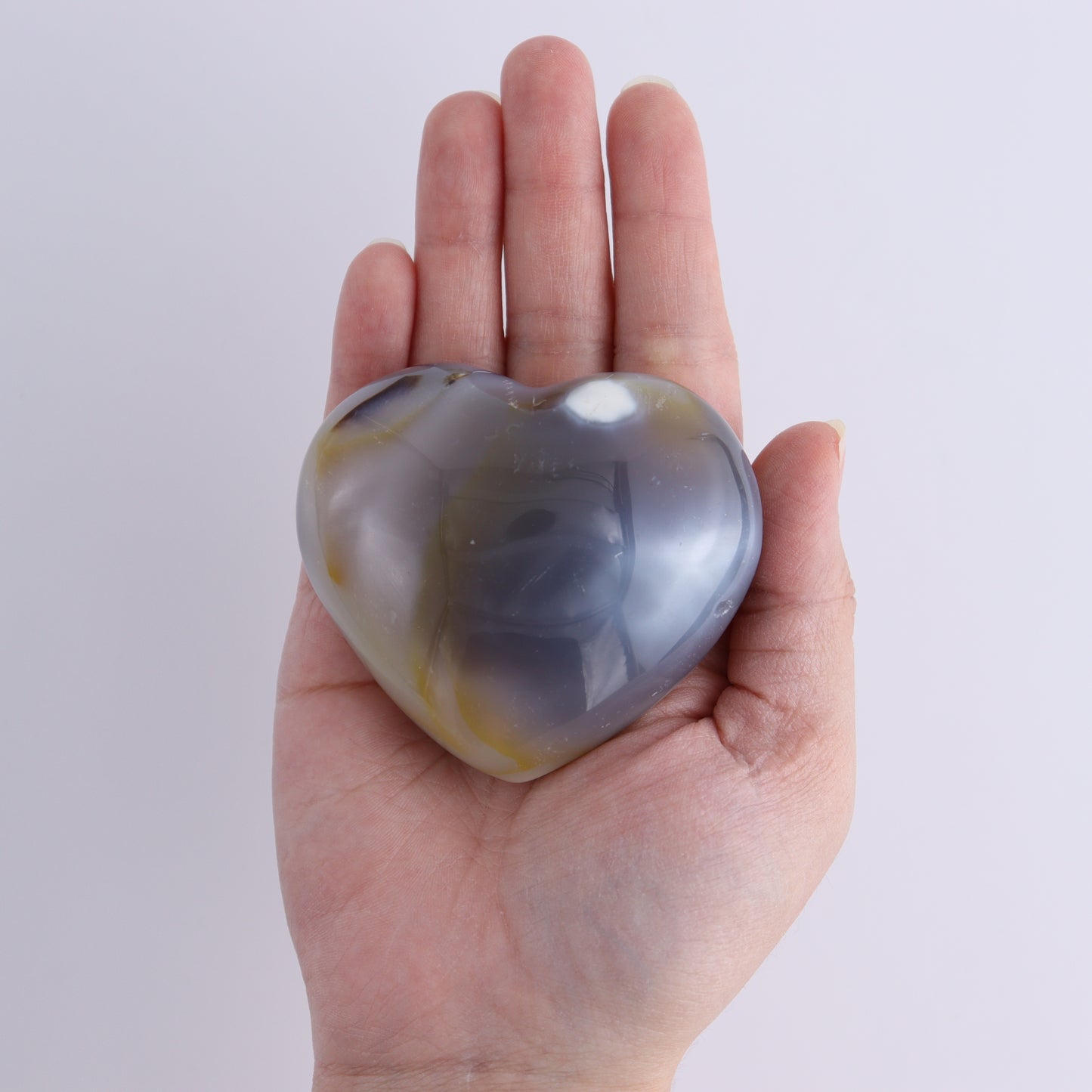Orca Agate Hearts Set of 6 - Expert Wholesale and Supplier of Wholesale Crystals & Bulk Gemstones, ["close_30","Hearts","Madagascar","Orca Agate"]