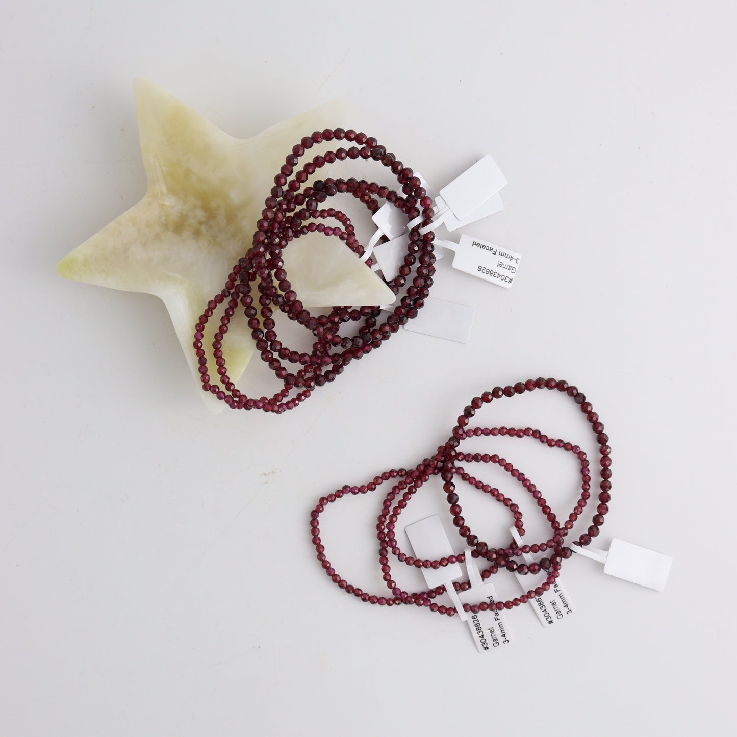 Garnet Bracelet Faceted 3-4mm - Expert Wholesale and Supplier of Wholesale Crystals & Bulk Gemstones, ["bracelets","Garnet","Jewelry"]