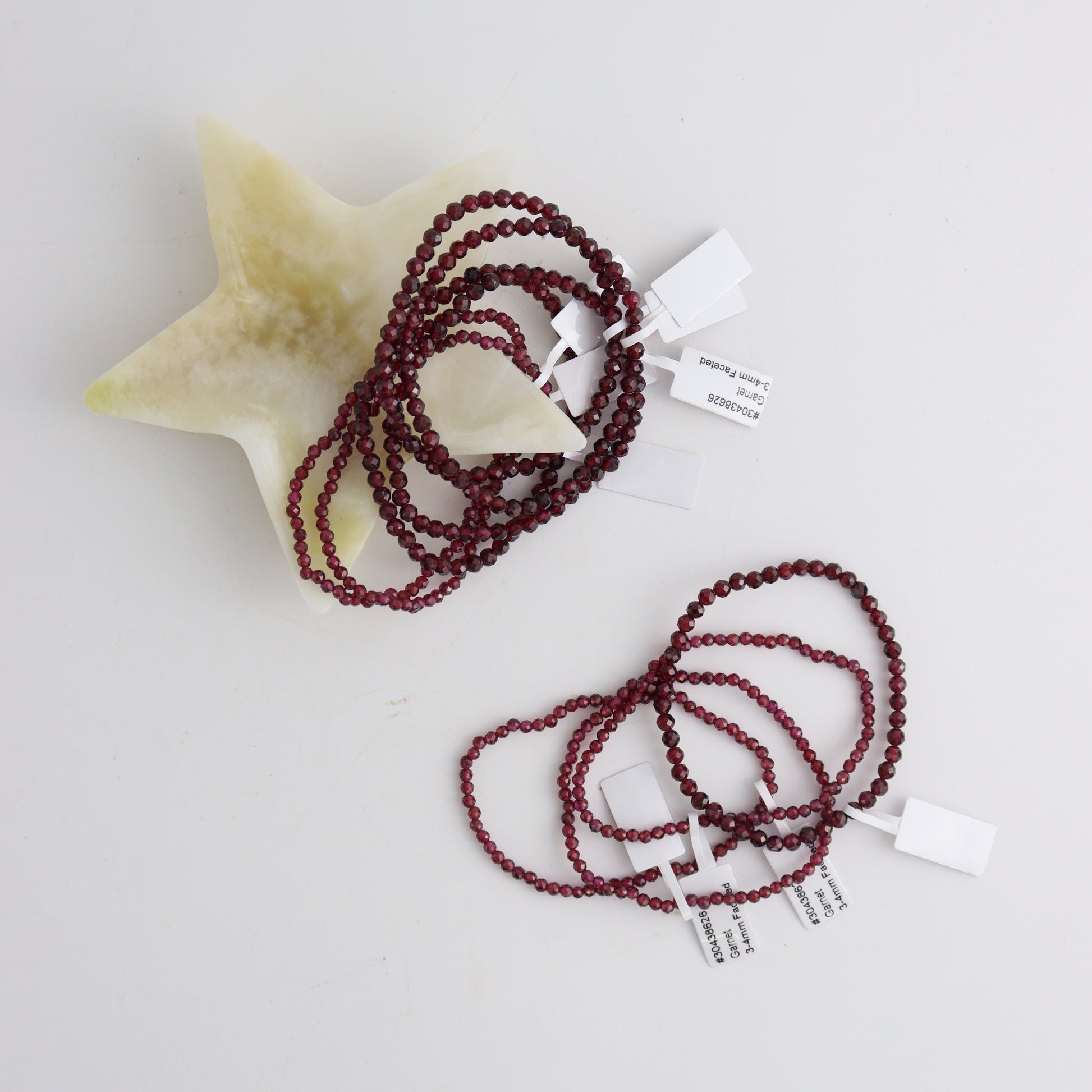 Garnet Bracelet Faceted 3-4mm - Expert Wholesale and Supplier of Wholesale Crystals & Bulk Gemstones, ["bracelets","Garnet","Jewelry"]