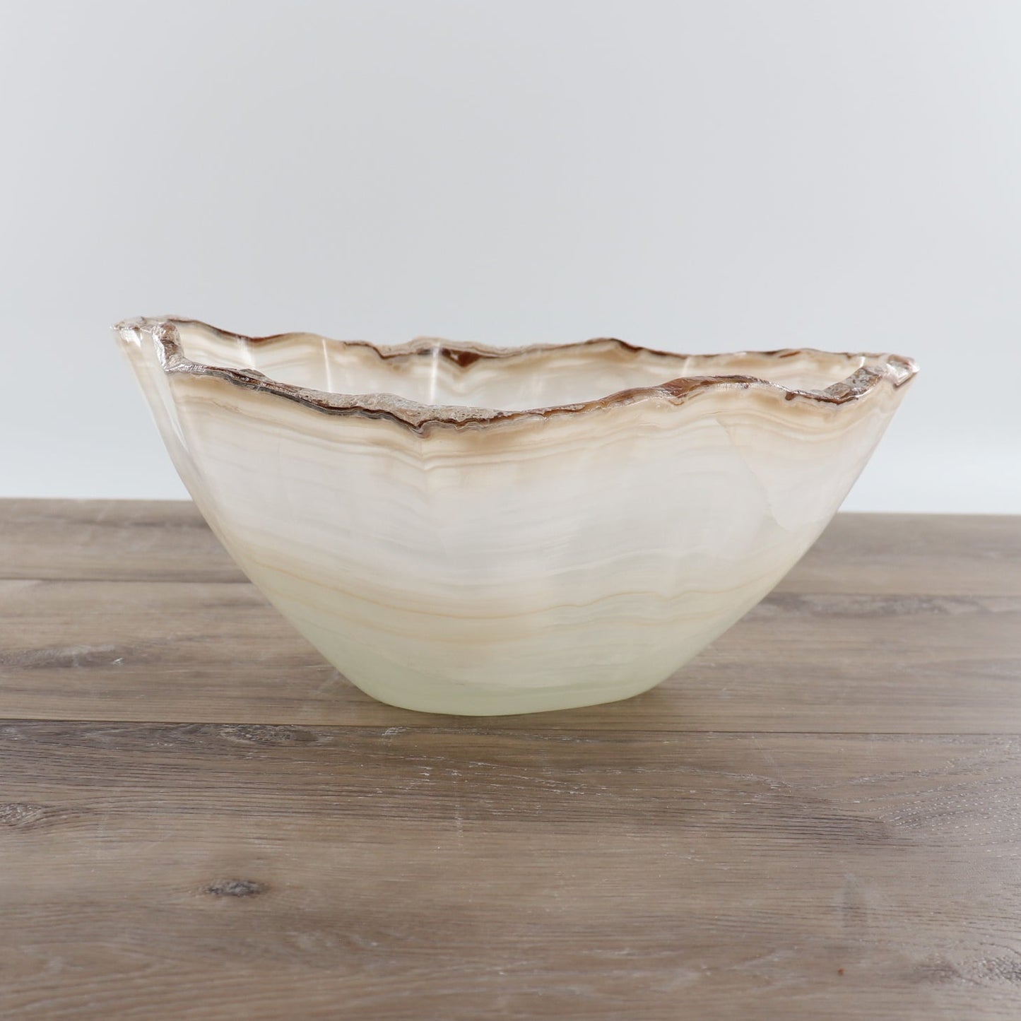 Mexican Onyx/Calcite Bowl 12"