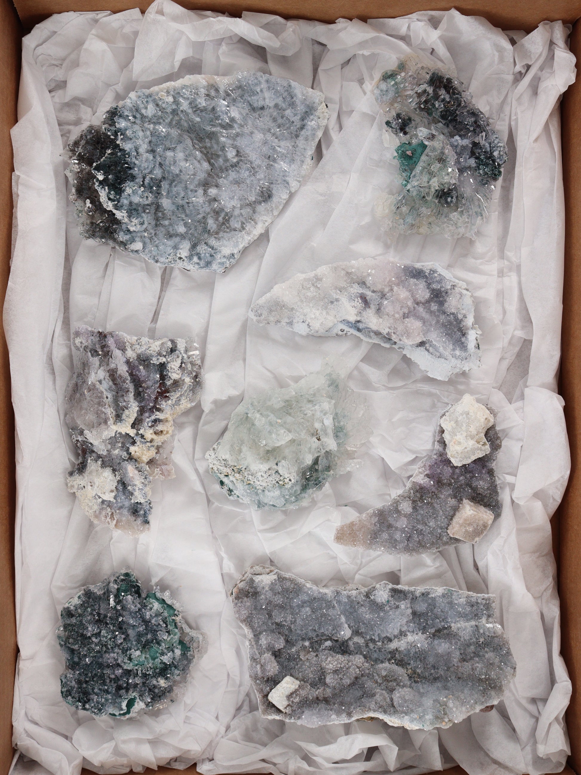 Amethyst Flower Set of 8 - Expert Wholesale and Supplier of Wholesale Crystals & Bulk Gemstones, []
