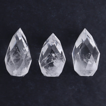 Imperfect Clear Quartz Face Polished Set of 6 - Expert Wholesale and Supplier of Wholesale Crystals & Bulk Gemstones, ["Brazil","Clear Quartz","Face Polished","Quartz"]