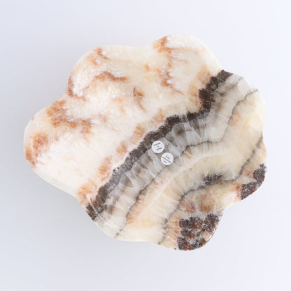 One Bowl Mexican Onyx/Calcite Red & Green