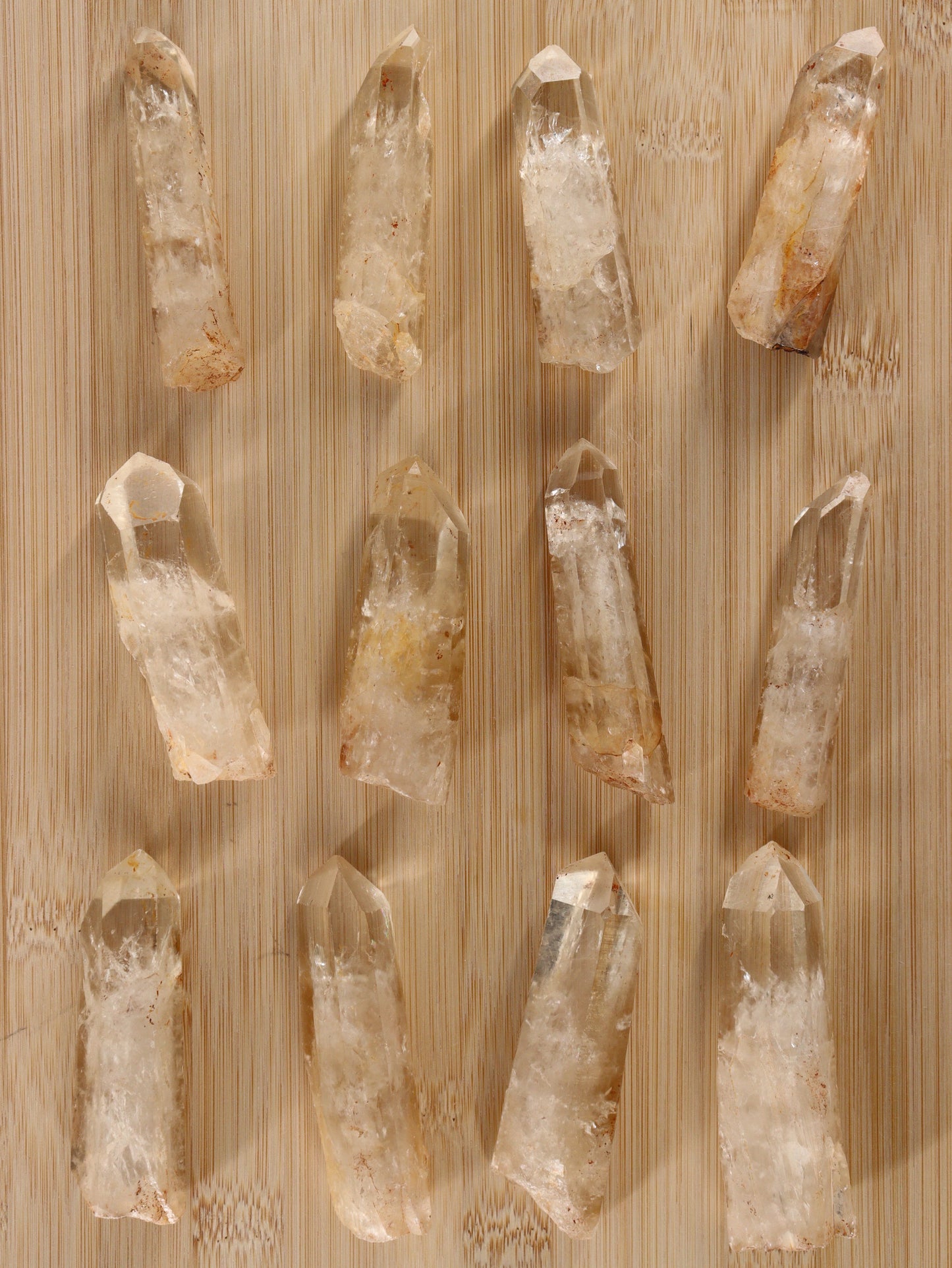 Citrine Points Set of 12