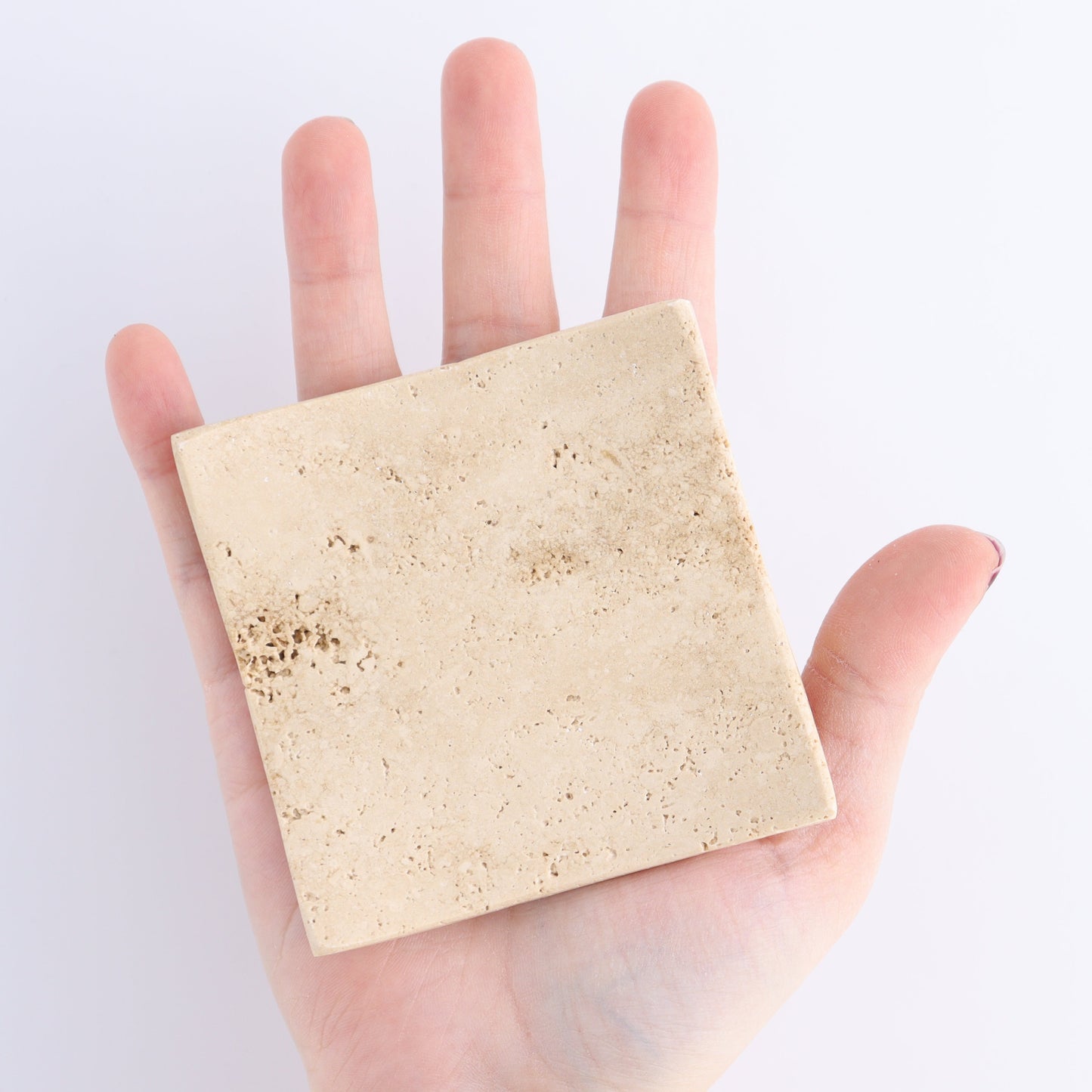 One Travertine Square Dish - Expert Wholesale and Supplier of Wholesale Crystals & Bulk Gemstones, ["Catalog Onyx","Decorative Dish","Mexico","Travertine"]