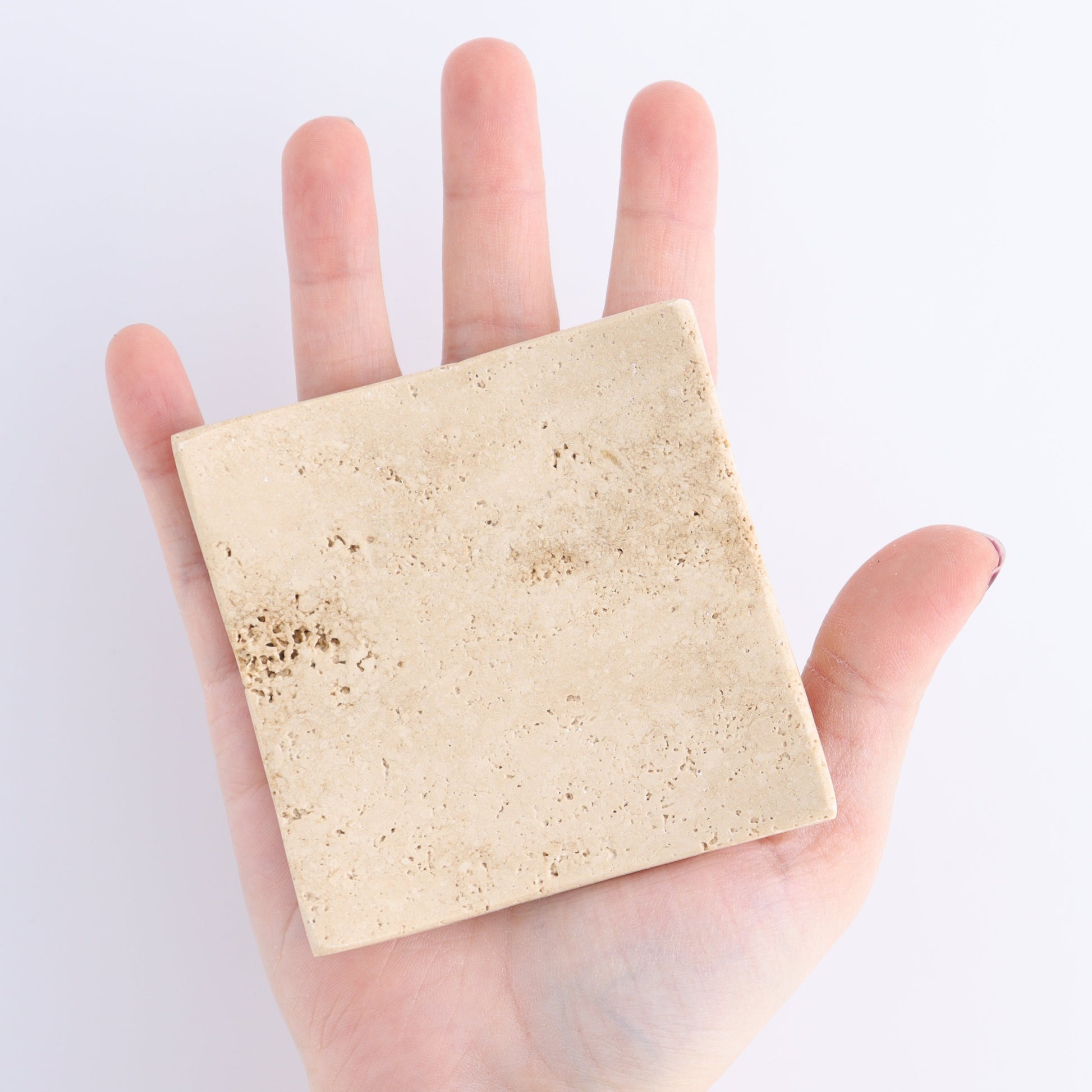 One Travertine Square Dish - Expert Wholesale and Supplier of Wholesale Crystals & Bulk Gemstones, ["Catalog Onyx","Decorative Dish","Mexico","Travertine"]