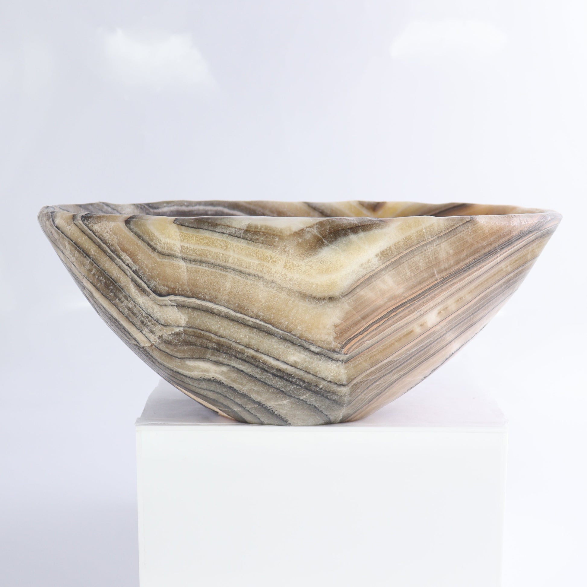 Mexican Onyx/Calcite Bowl - Expert Wholesale and Supplier of Wholesale Crystals & Bulk Gemstones, ["Bowls","Calcite","Mexico","onyx"]