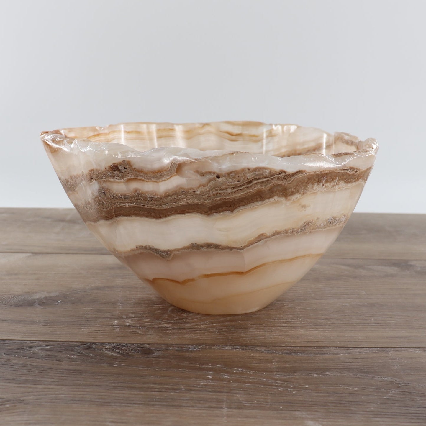 Mexican Onyx/Calcite Bowl 12"