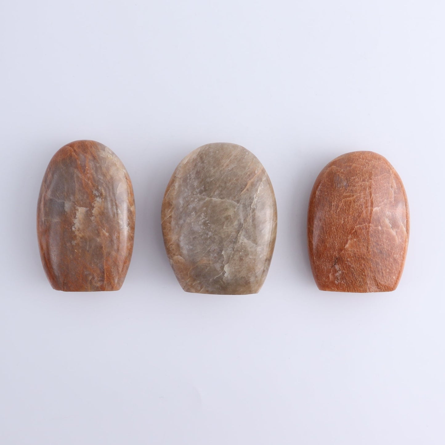 Peach Moonstone Freeform Set of 9