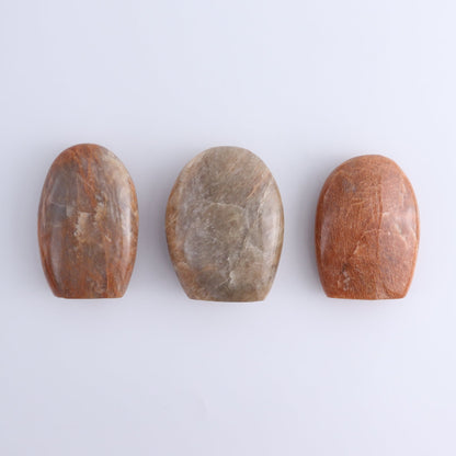 Peach Moonstone Freeform Set of 9