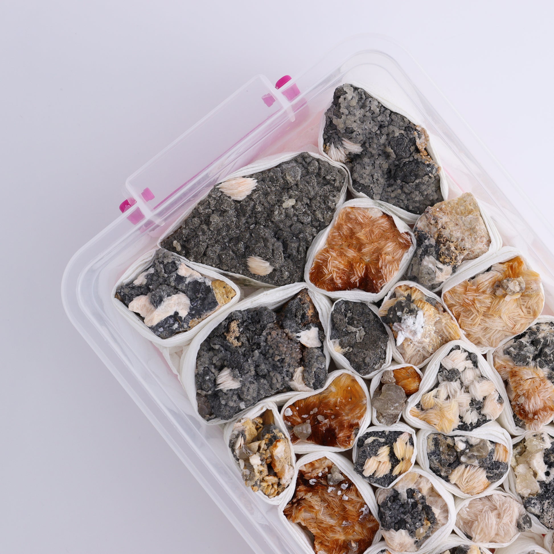 Cerussite Barite from Morocco Flat - Expert Wholesale and Supplier of Wholesale Crystals & Bulk Gemstones, ["Cerussite Barite","close_70","Flats","Morocco"]