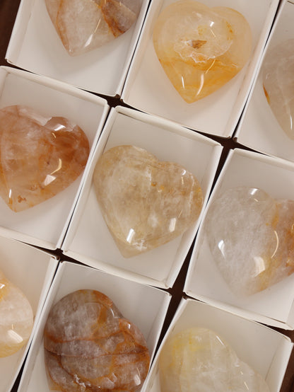 Golden Healer Quartz Hearts Set of 9 - Expert Wholesale and Supplier of Wholesale Crystals & Bulk Gemstones, []
