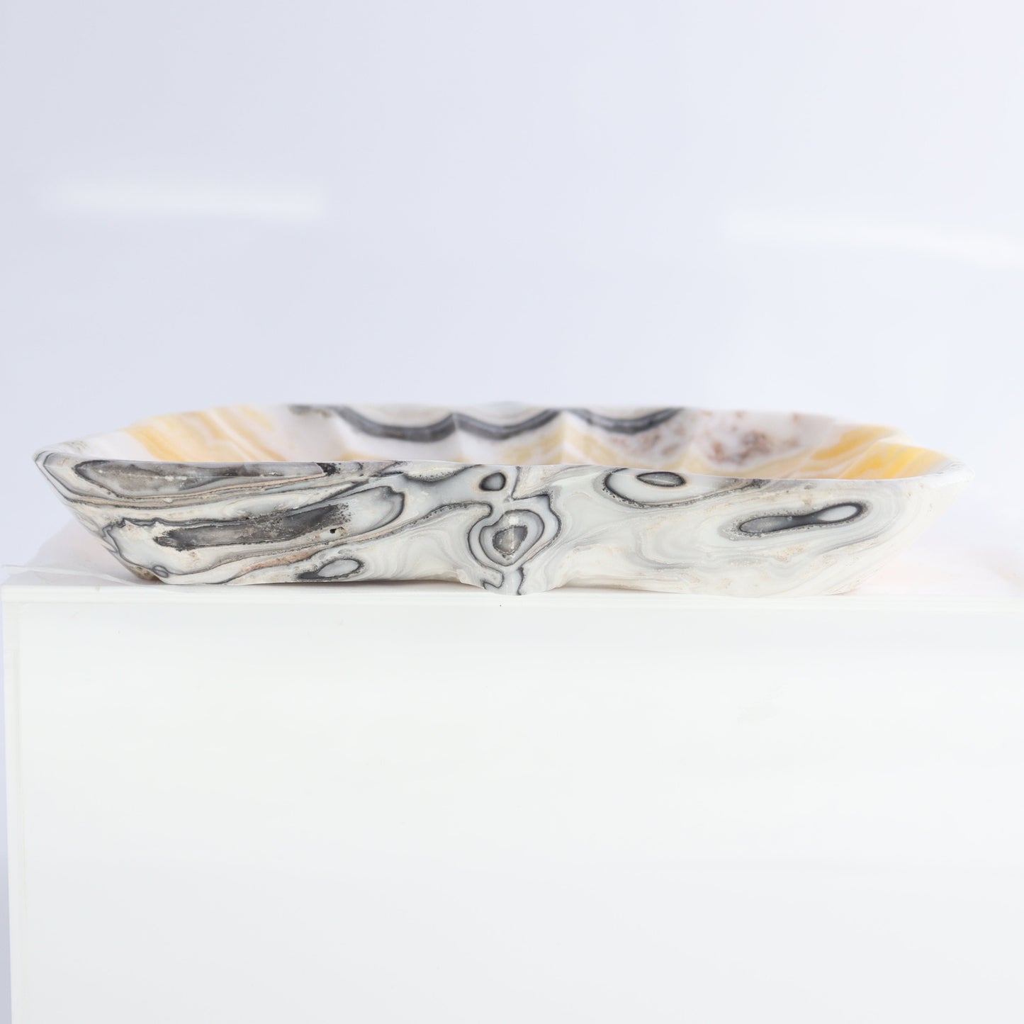 Zebra Onyx Butterfly Bowls Set of 6 - Expert Wholesale and Supplier of Wholesale Crystals & Bulk Gemstones, ["Bowls","Mexico","onyx"]